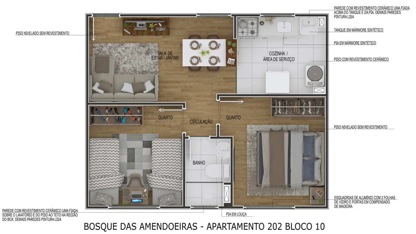 Bosque das Amendoeiras - Fase 1