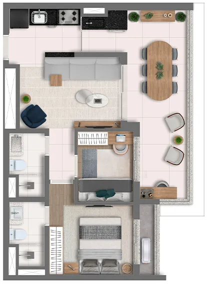 Roma Jardim Guedala - Residencial
