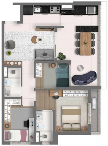 Roma Jardim Guedala - Residencial