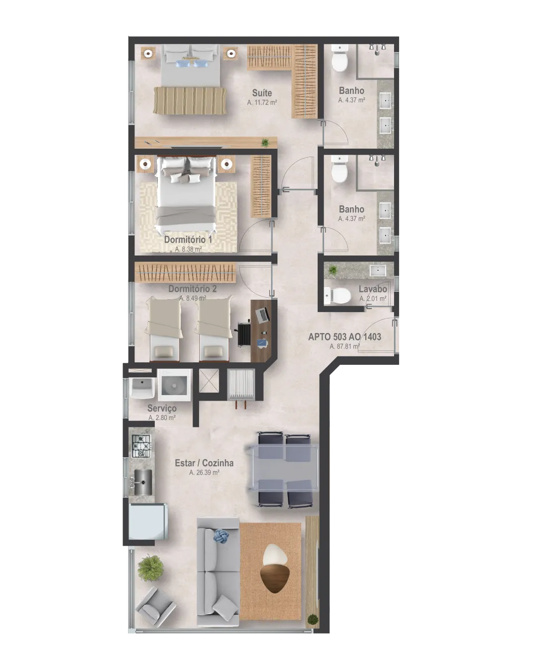 Liberty Residence - Super Construtora Liberty Residence - Super Construtora