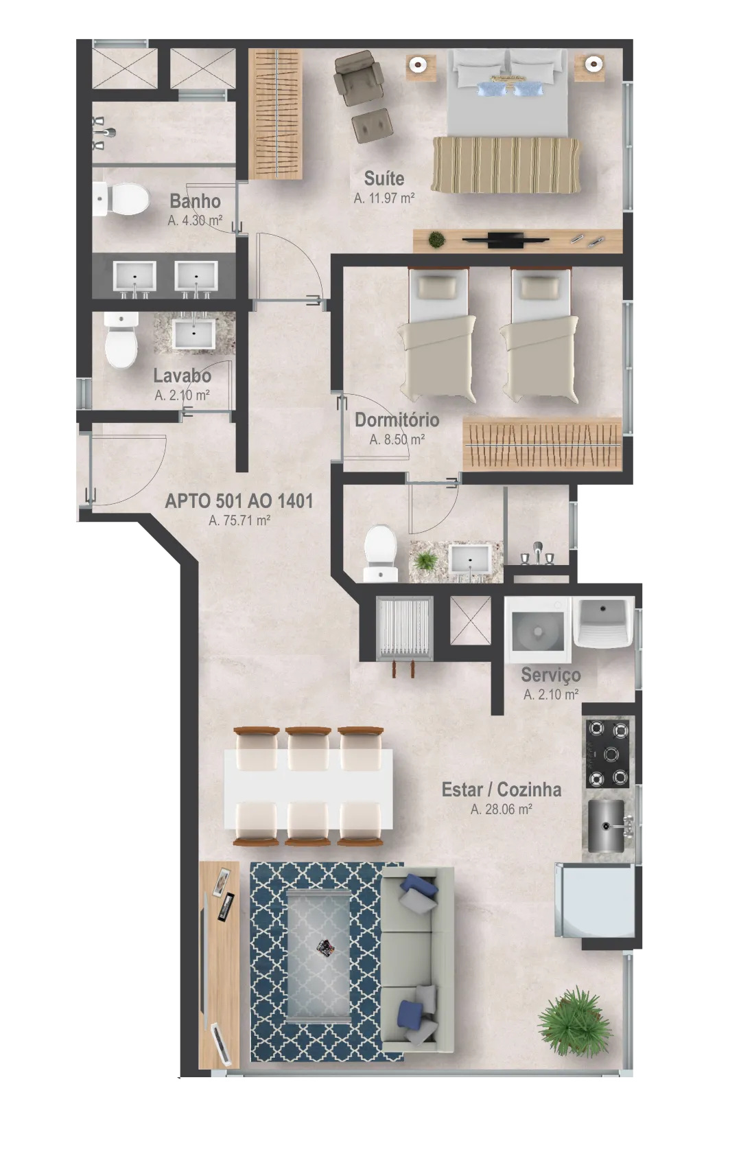 Liberty Residence - Super Construtora Liberty Residence - Super Construtora