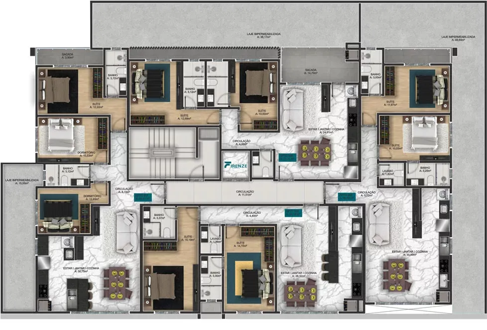 Firenze Residence - Guerreiro Firenze Residence - Guerreiro