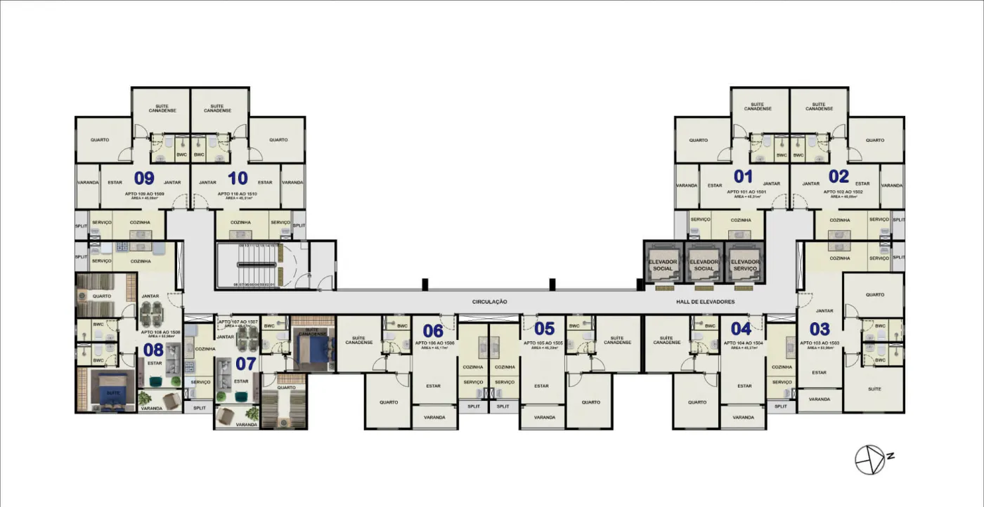 Wimbledon Boa Viagem - CA3 Construtora