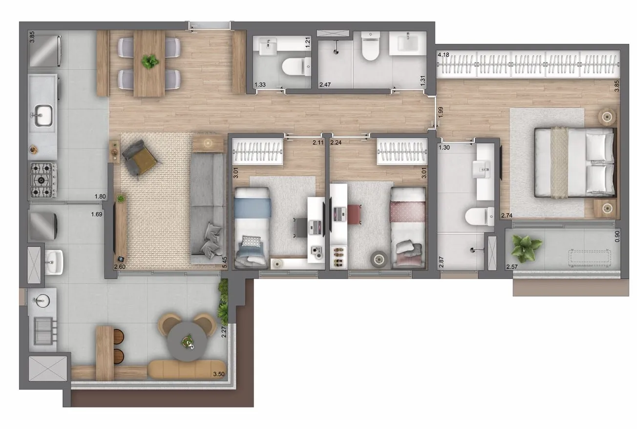 Helbor Patteo Vila Mariana Home - Helbor SP