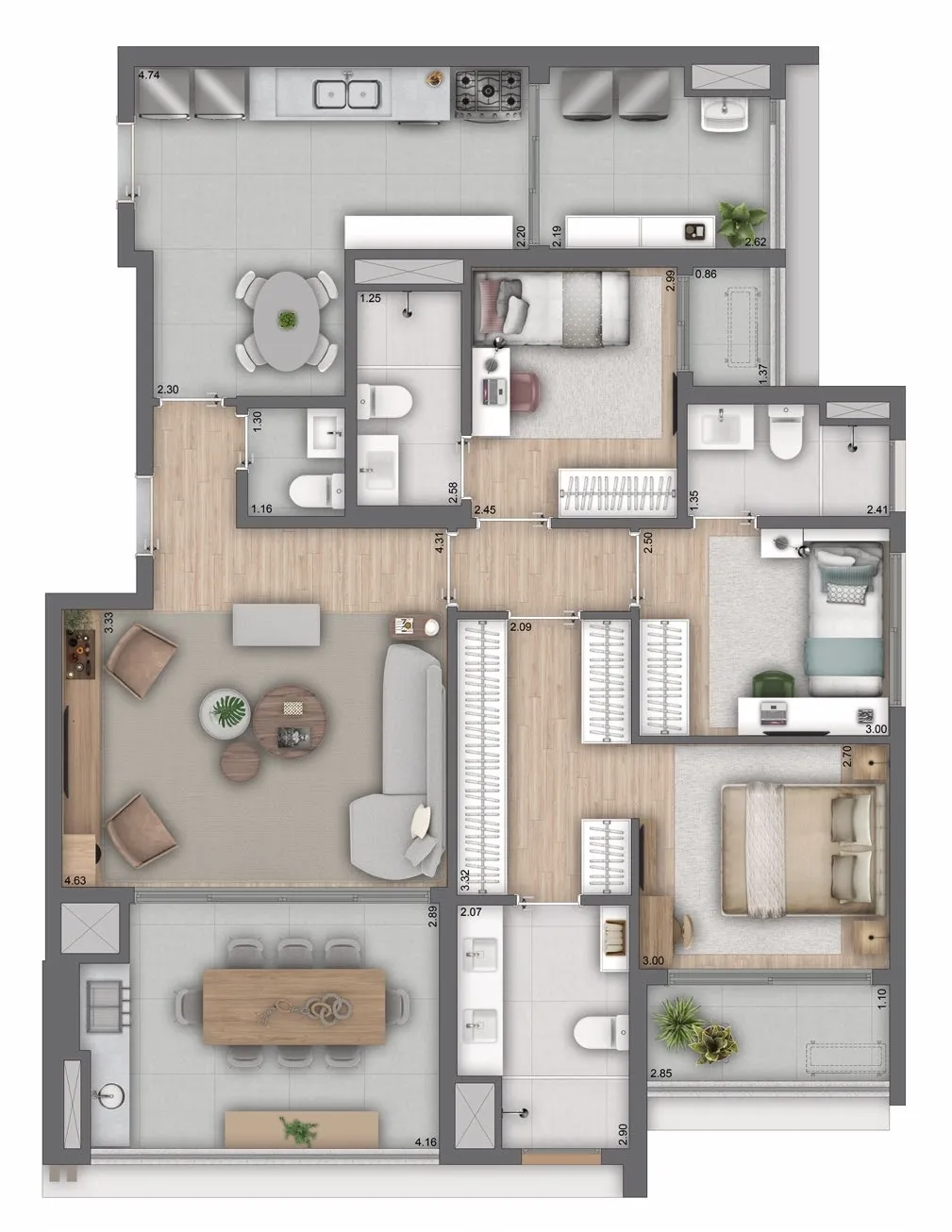 Helbor Patteo Vila Mariana Home - Helbor SP