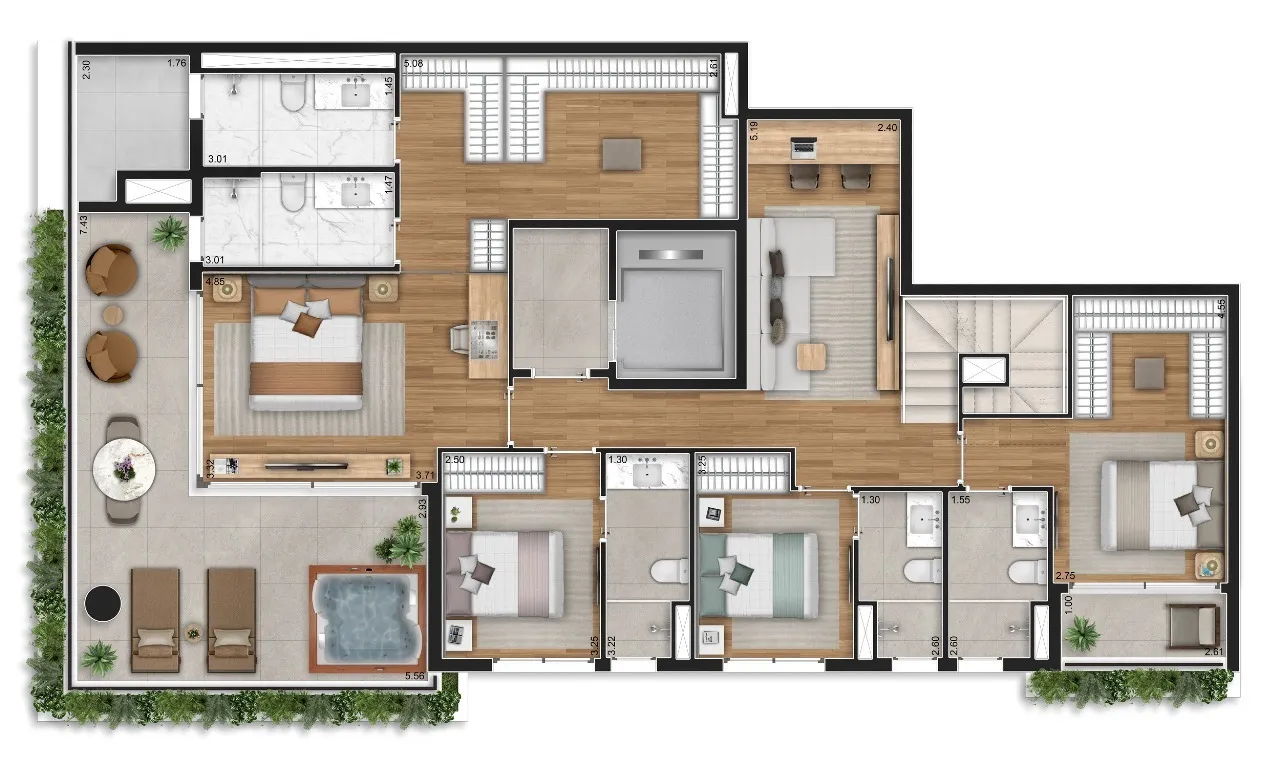 AIRE ALTO DE PINHEIROS 167M2