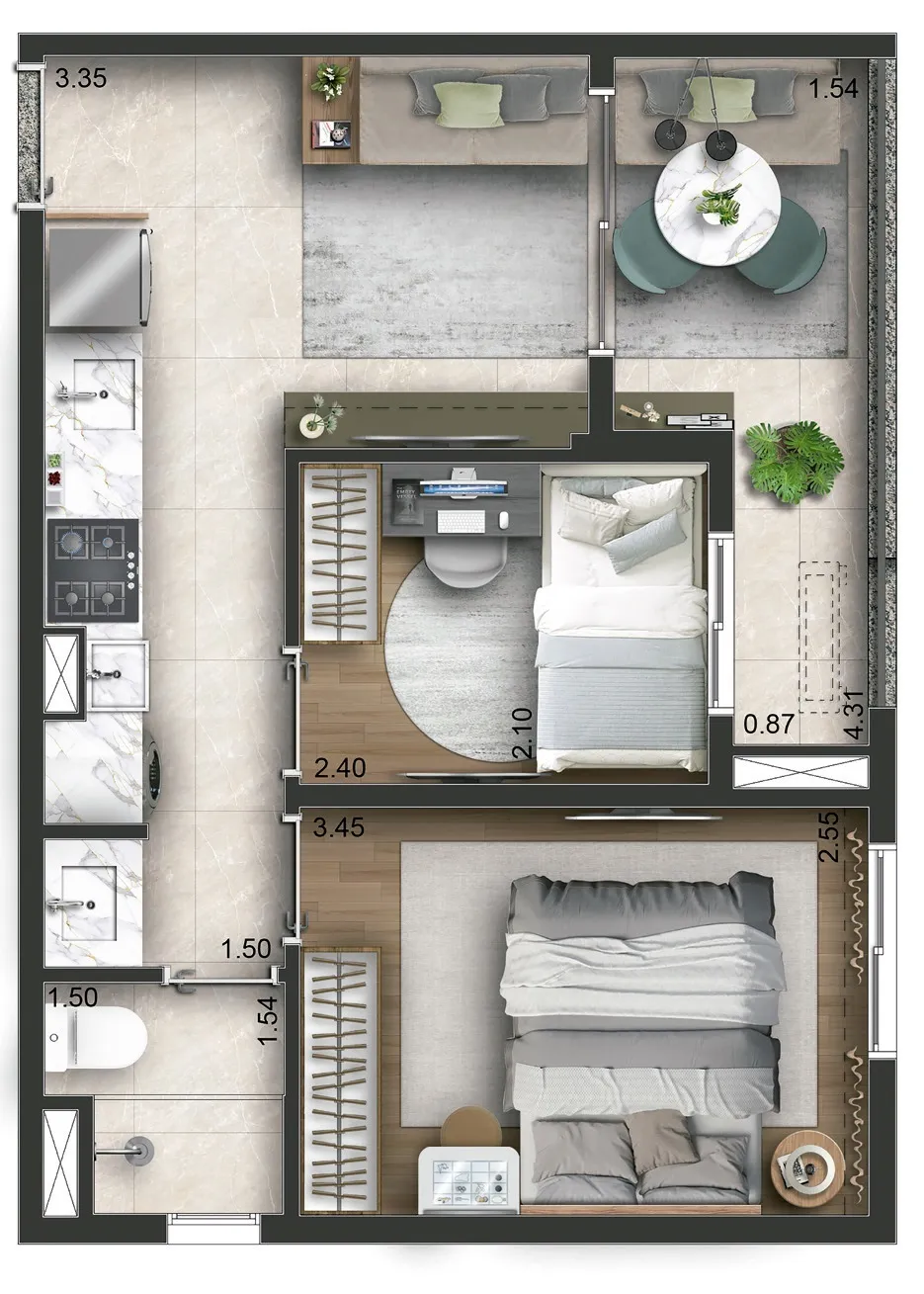 Today Campo Belo - Residencial