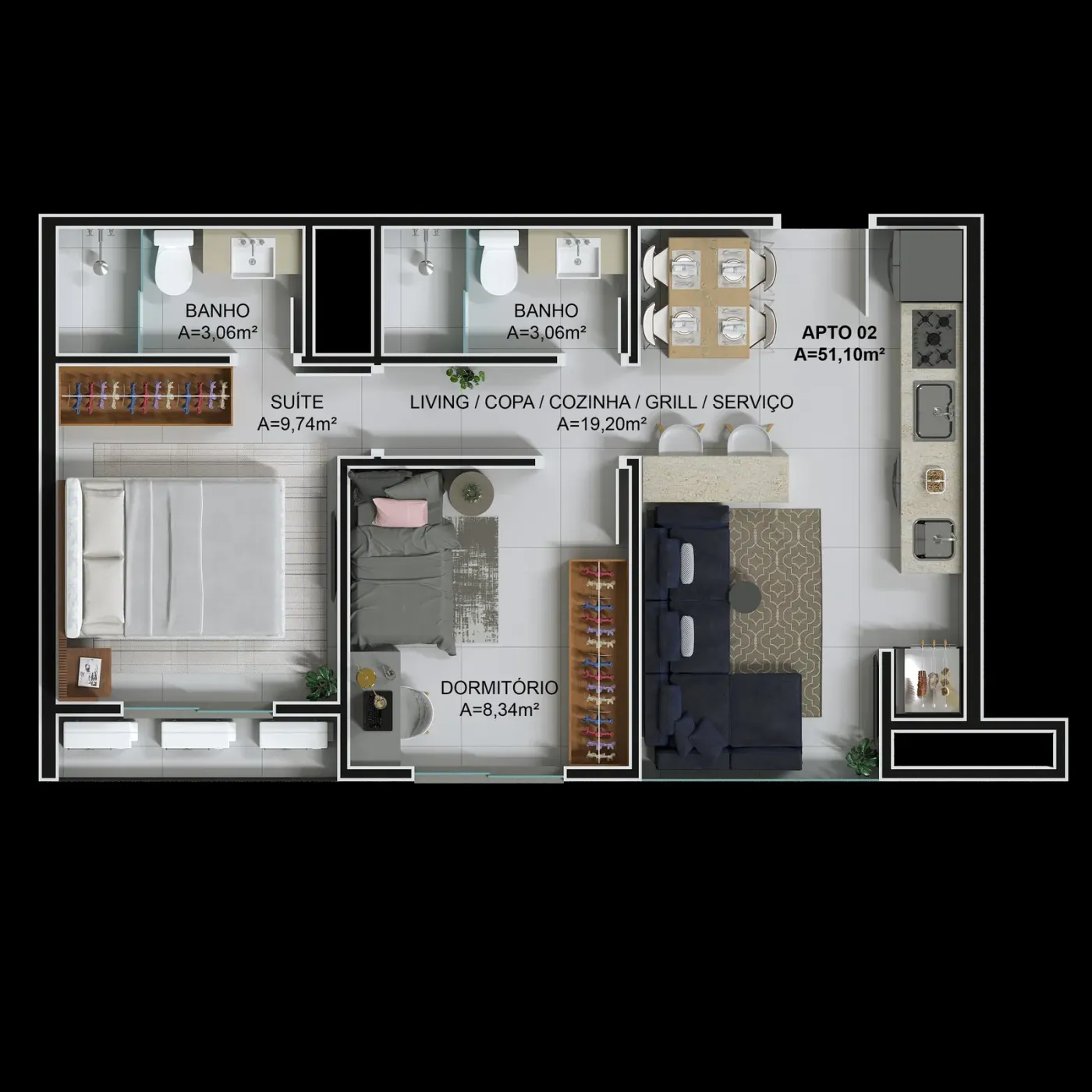 Ciano Residence - BR Construtora Ciano Residence - BR Construtora