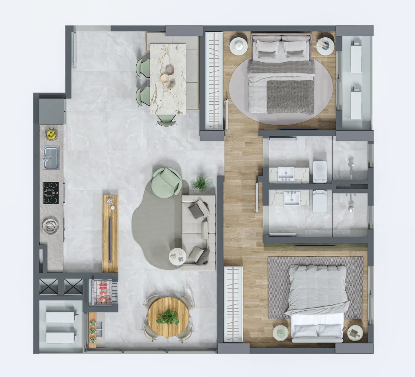 Twin Towers - Residencial