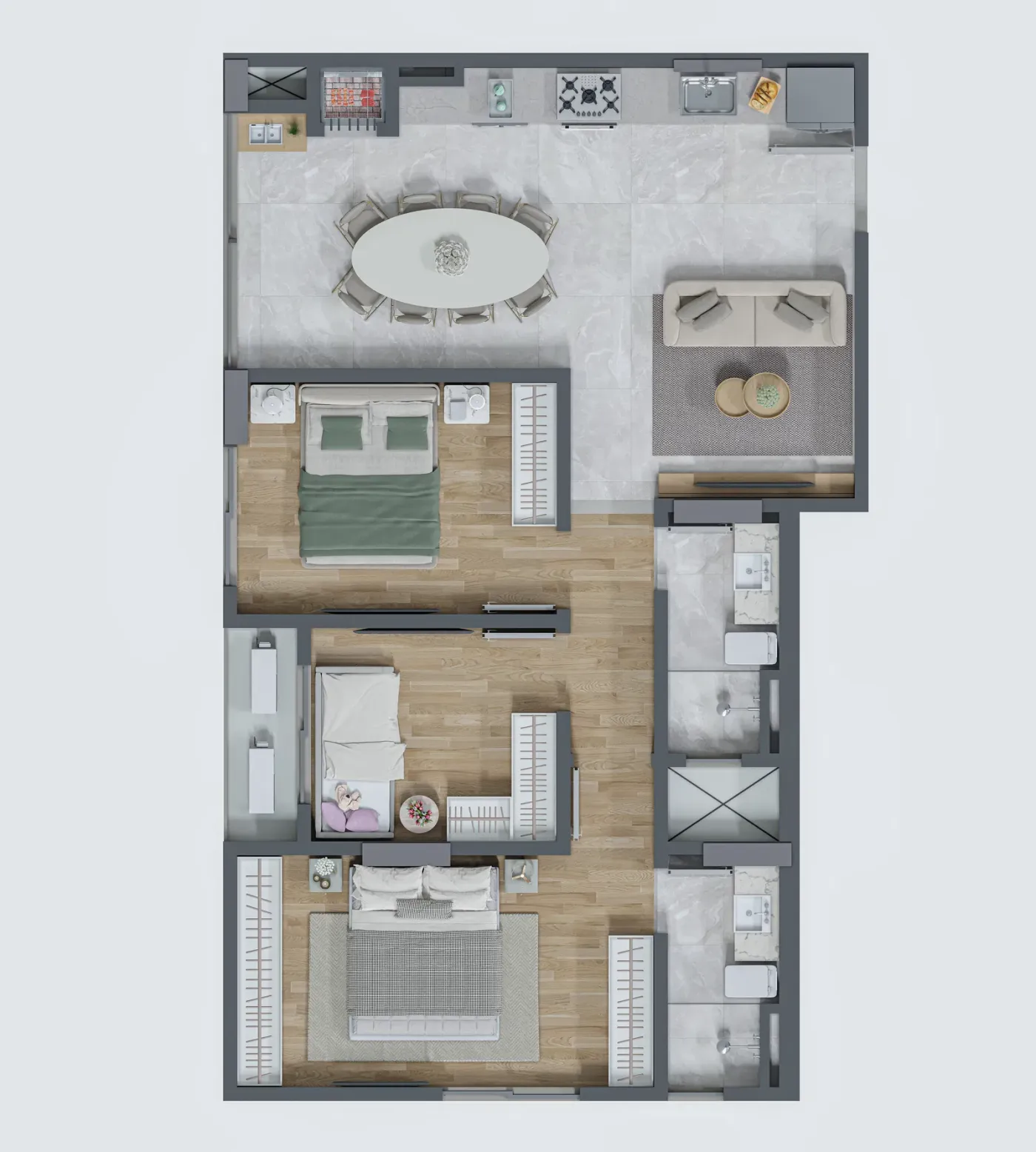 Twin Towers - Residencial