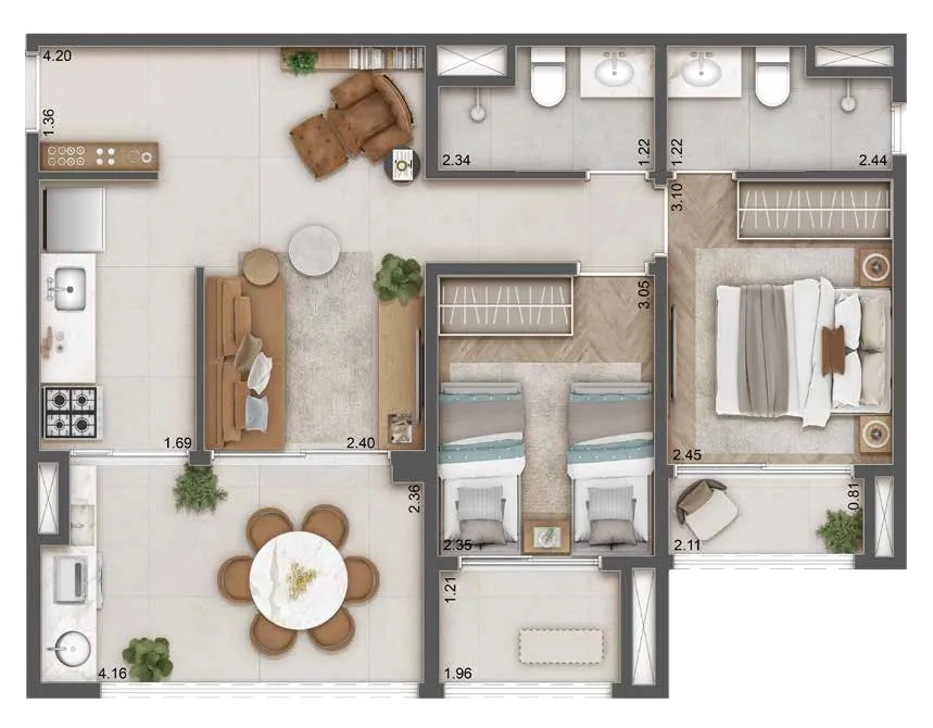 Haus Mitre Station Brooklin - Residencial