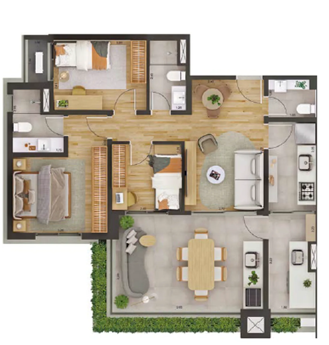 Florea Bosque da Saúde - Residencial