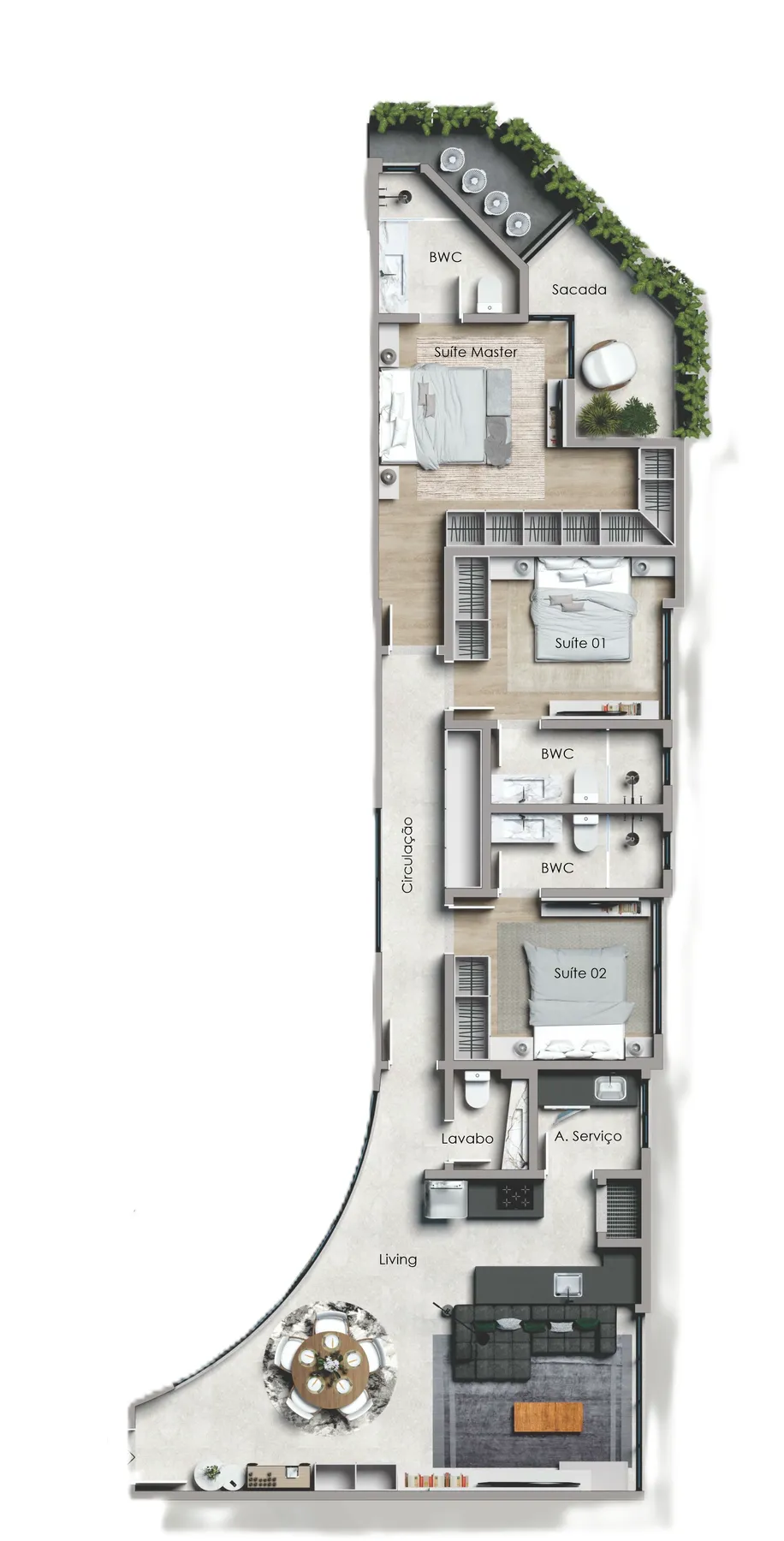 Jardins Palace - Absoluta Construtora e Incorporadora SC