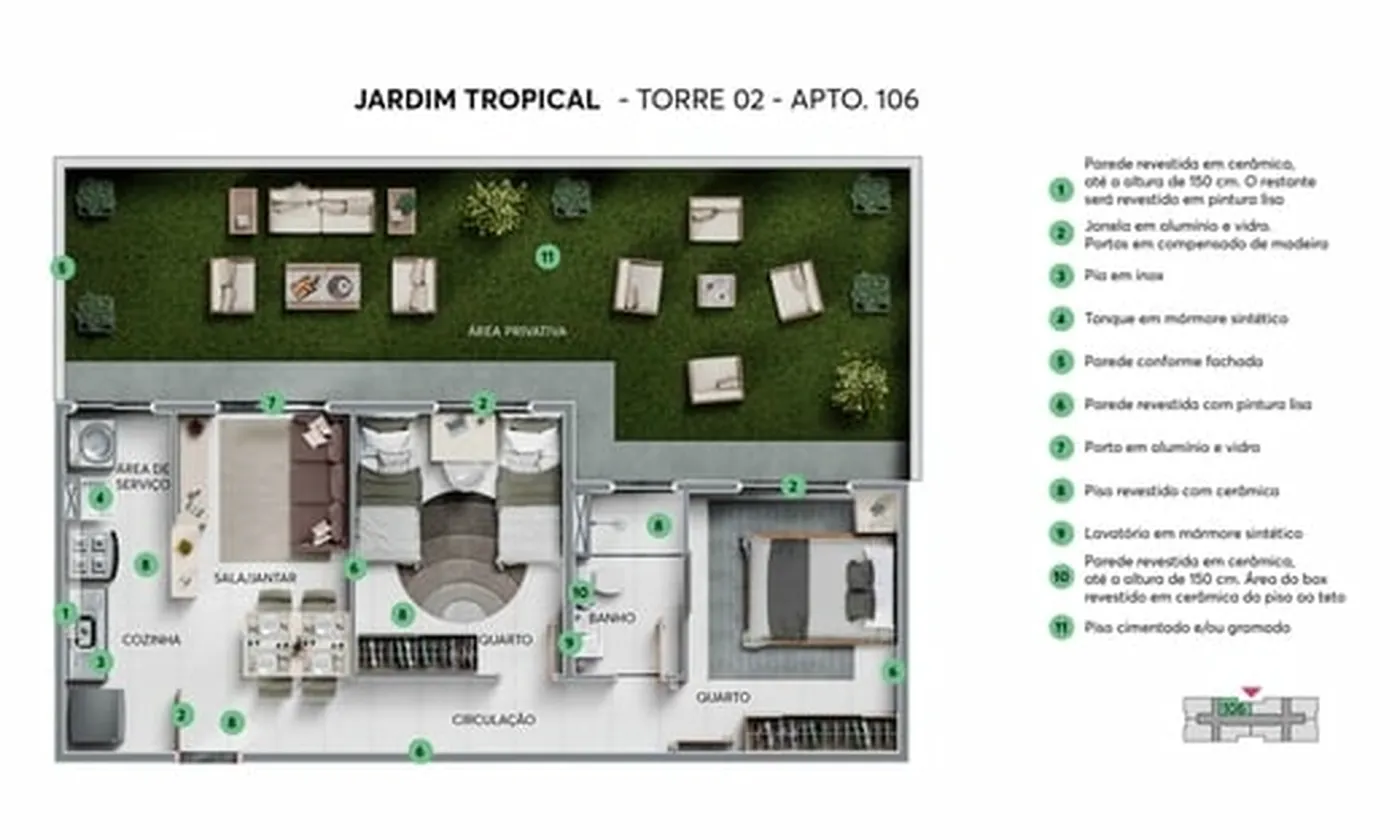 Jardim Tropical - Fase 3