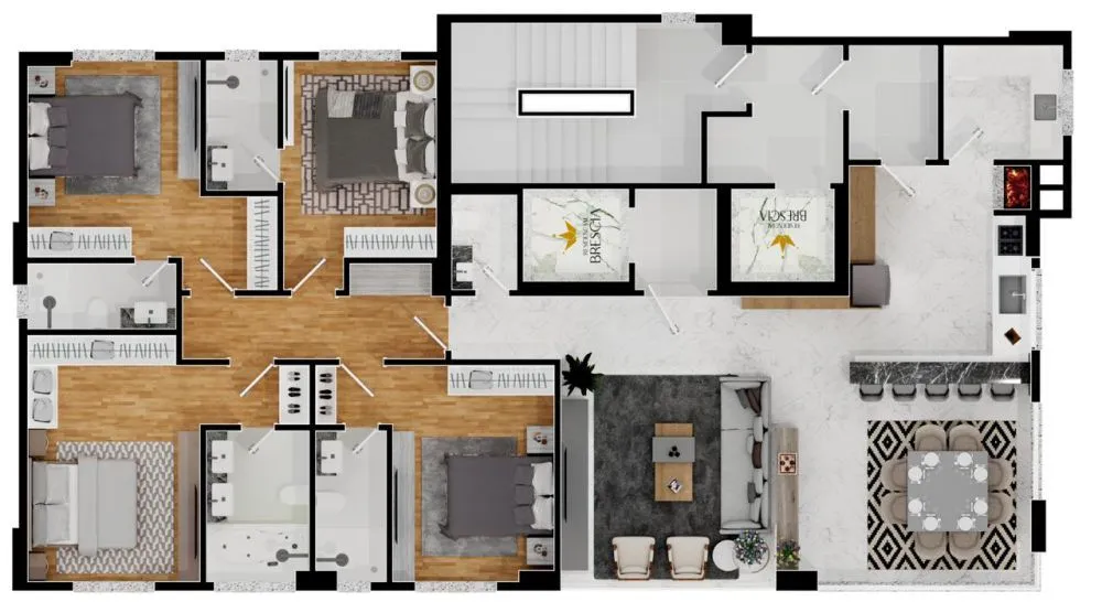 Residencial Brescia - Rosada