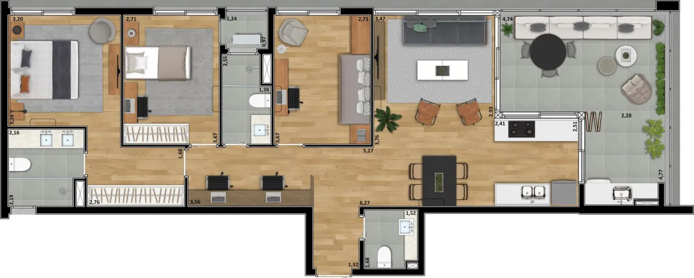 Central das Artes - Residencial Central das Artes - Residencial