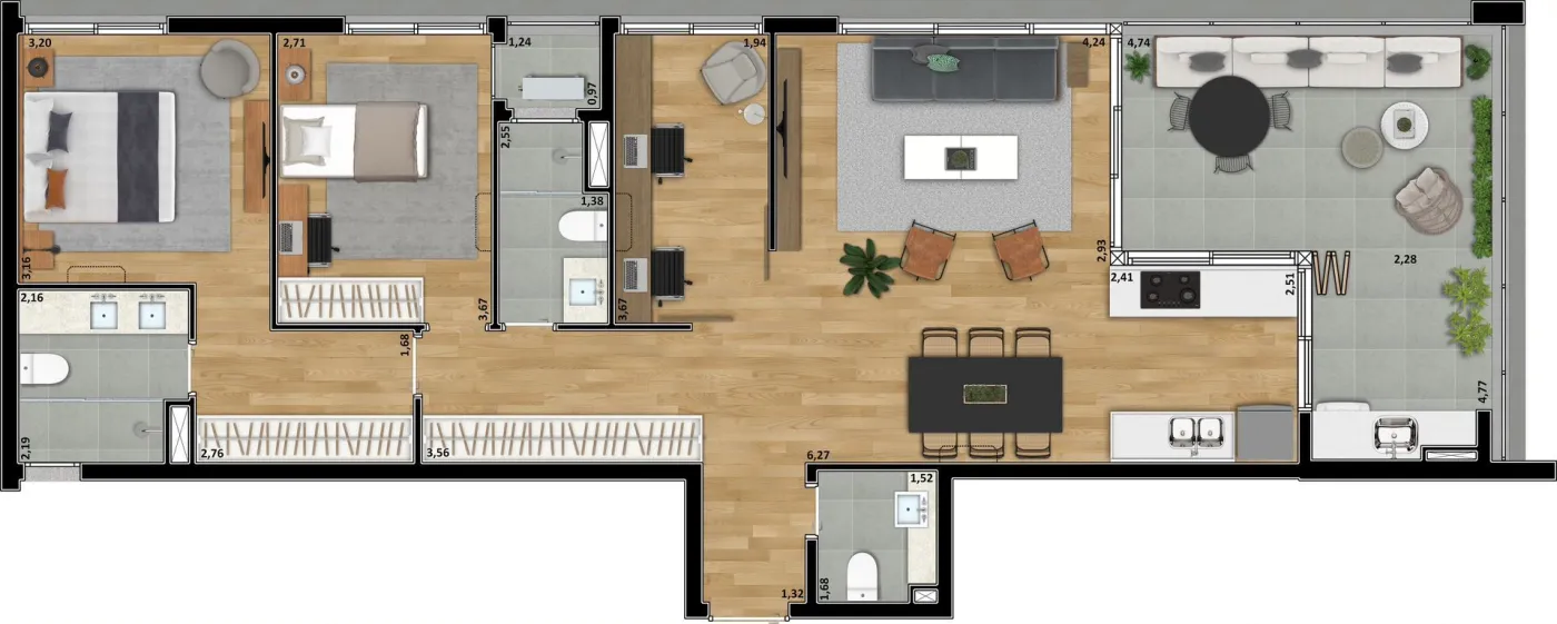 Central das Artes - Residencial Central das Artes - Residencial