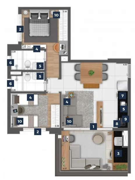 Estilo Chácara Santo Antônio Residence - MAC
