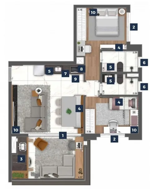 Estilo Chácara Santo Antônio Residence - MAC