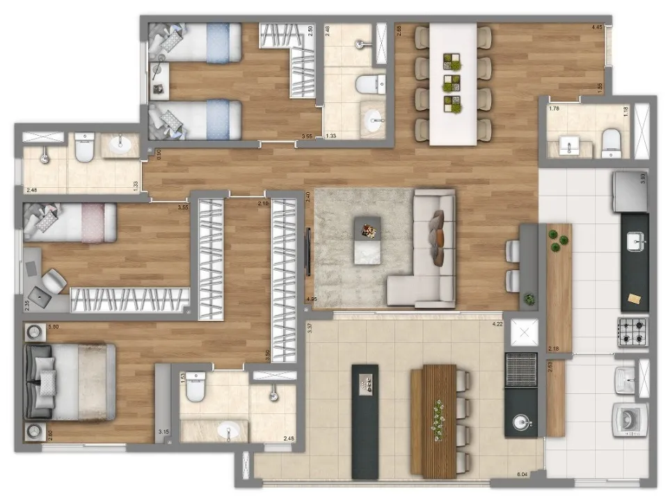 Living Grand Wish Nova Campinas - Living SP Interior Living Grand Wish Nova Campinas - Living SP Interior