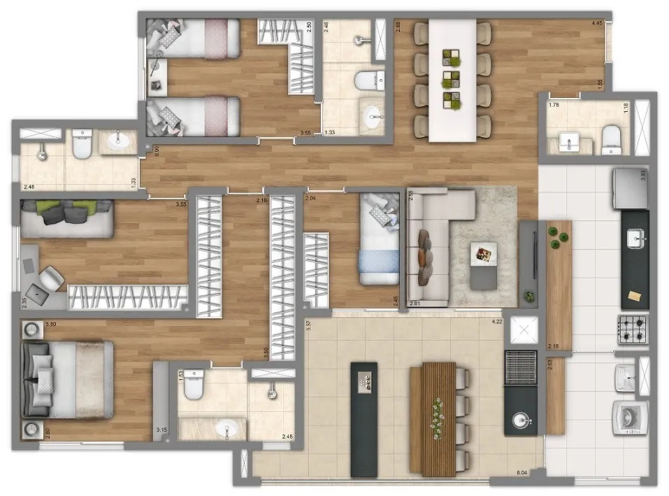 Living Grand Wish Nova Campinas - Living SP Interior Living Grand Wish Nova Campinas - Living SP Interior