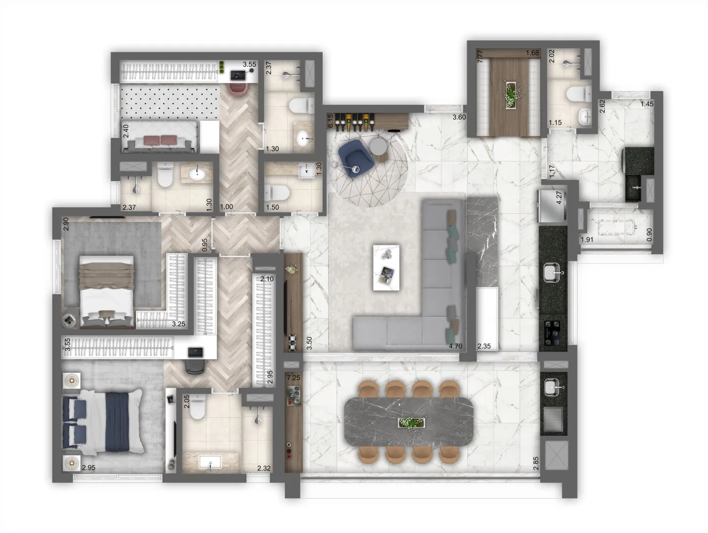 Living Haus Nova Campinas - Living SP Interior Living Haus Nova Campinas - Living SP Interior