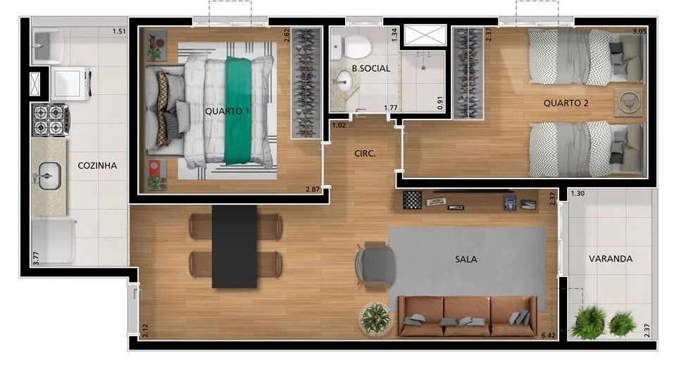 Mobi Residencial - Maestra