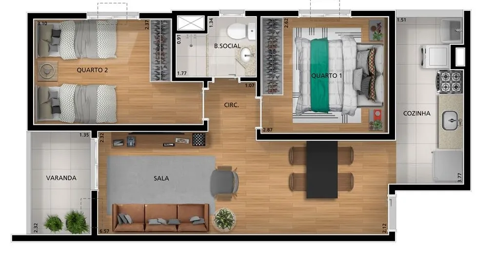 Mobi Residencial - Maestra
